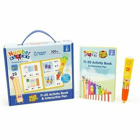 LEARNING RESOURCES Interactive Pen, Math, Hot Dots, Numberblocks, 60Pgs, No. 11-20 LRN2551